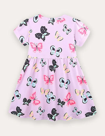 Butterfly Print Dress
